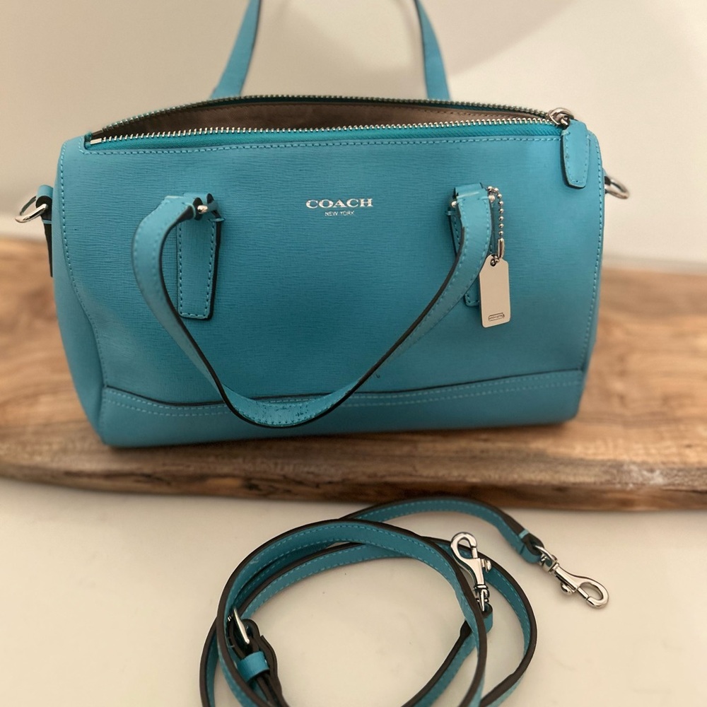 Coach Turquoise Satchel Bag